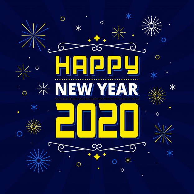 بطاقات تهنئة العام الجديد 2020 - رمزياتي